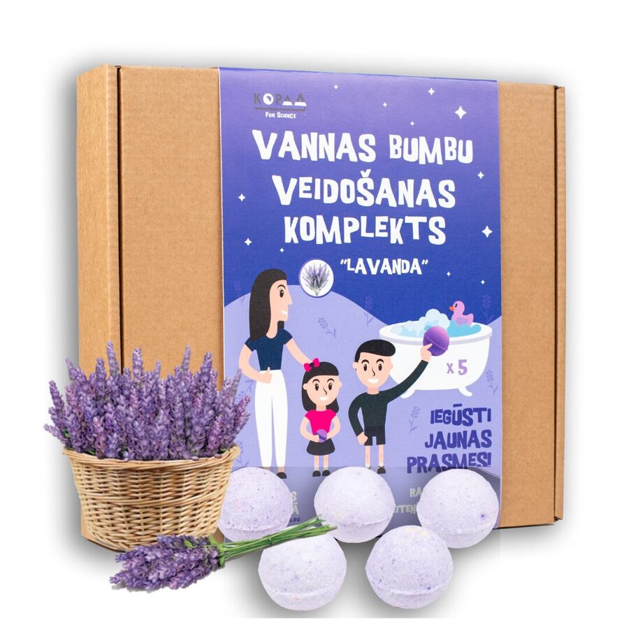 Vonios bombų gamybos rinkinys „Levanda“